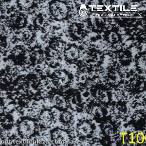 Пальтовая ткань Шерсть 1006D1C1 узор, черно-белый