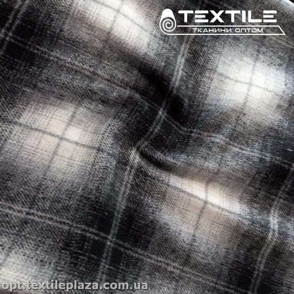 Пальтовая ткань Клетка 8203D1C1 черно-белый