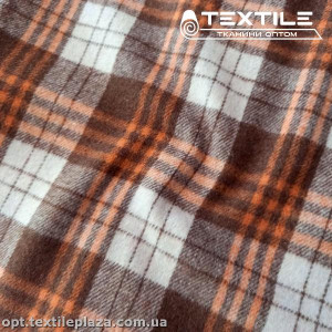 Пальтовая ткань Клетка 19026D1C1 коричневый