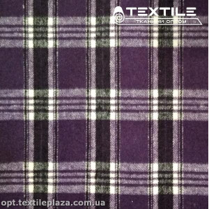 Пальтовая ткань Клетка 45011D1C1 фиолетовый