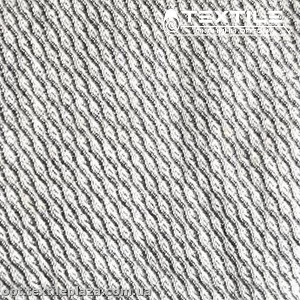 Пальтовая ткань Шерсть 7523D1C1 узор, черно-белый