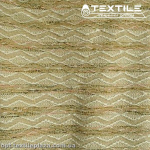 Пальтовая ткань цветная 55605D1C1 узор, люрекс бежевый