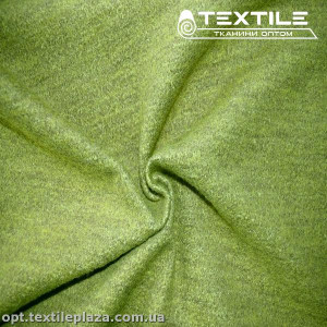 Пальтовая ткань Шерсть 4162C16 меланж, оливковый