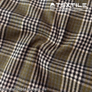 Пальтовая ткань Клетка 1220D1C2 болотный