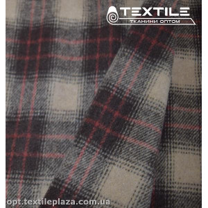 Пальтовая ткань Клетка 2230D1C4 серо-черный