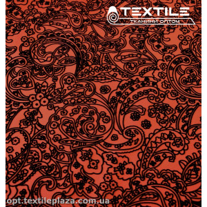 Плащевая ткань Флок 24901C685 бордовый