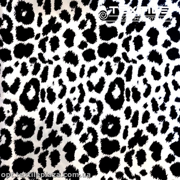 Плащевая ткань цветная 9300D02/D11-1 барс, черно-белый