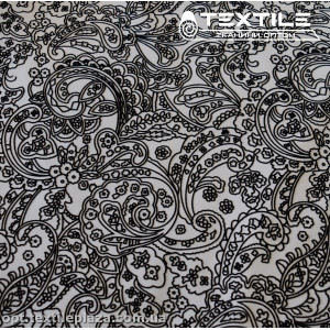 Плащевая ткань Флок 24901C680 молочный