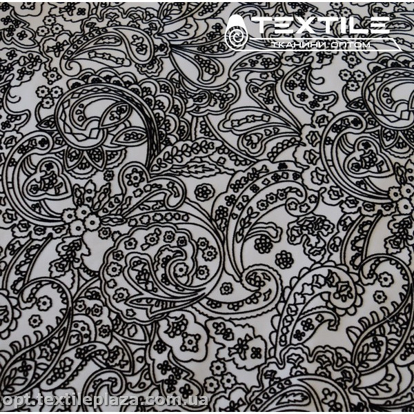 Плащевая ткань Флок 24901C680 молочный