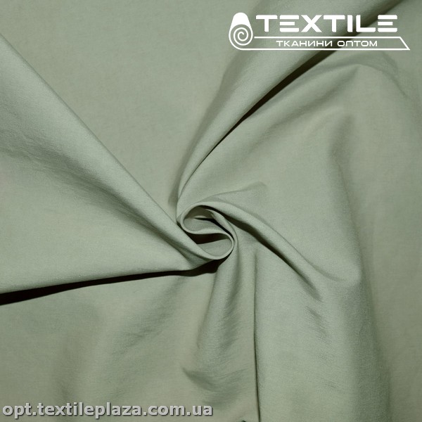 Плащевая ткань Коттон 3791C2 waterproof, зеленый мох