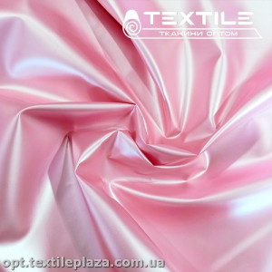 Плащевая ткань Лак 91207C2059 перламутр, ярко-розовый