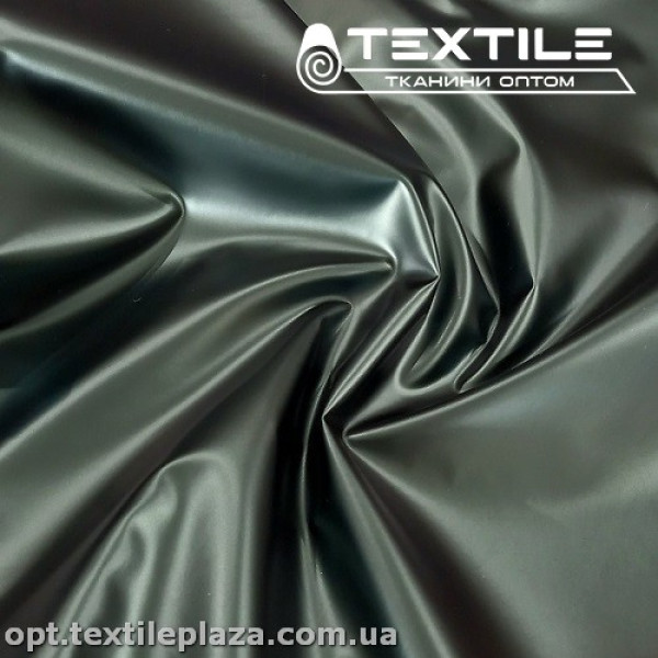 Плащевая ткань Лак 91207C62 перламутр, темно-хвойный