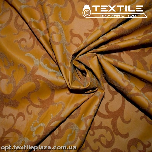Плащевая ткань Флок 2721C279 горчичный