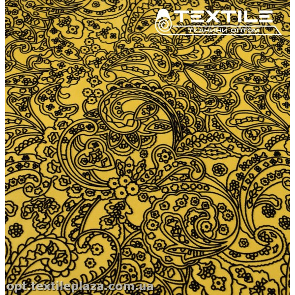 Плащевая ткань Флок 24901C682 горчичный