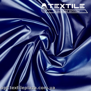 Плащевая ткань Лак 91207C1475 перламутр, индиго