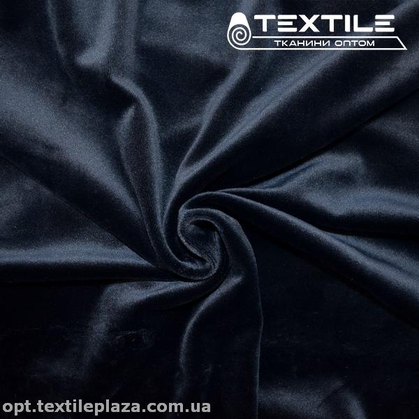 Плюш-велюр 13513C5 темно-синий