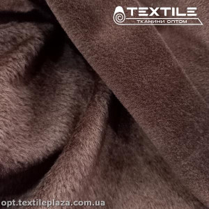 Плюш-велюр 13513C7 коричневый