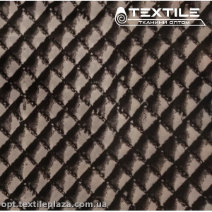 Подкладочная ткань цветная 8031D38C1 треугольники, черно-белый