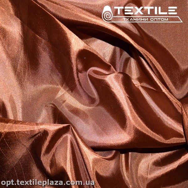 Подкладочная ткань однотонная 7224C444 светло-коричневый