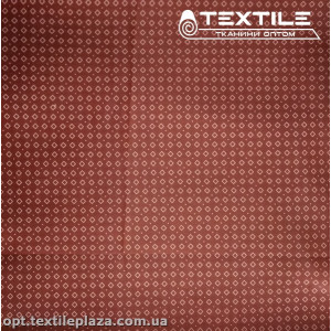 Подкладочная ткань цветная 7031D32C1 ромбы, золотисто-коричневый