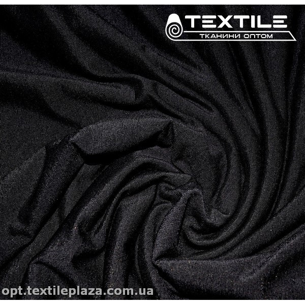 Трикотаж подкладочный 10879C1 чёрный