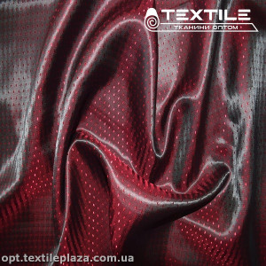 Подкладочная ткань Жаккард 4003D2C16 ромбик, бордовый