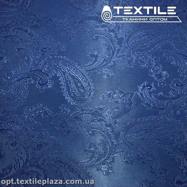 Подкладочная ткань Жаккард 1030D1C60 турецкий огурец, электрик