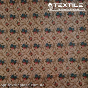 Подкладочная ткань цветная 3065D54C1 узор, пудровый