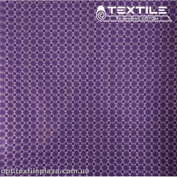 Подкладочная ткань цветная 7031D101C1 узор, фиолетово-розовый