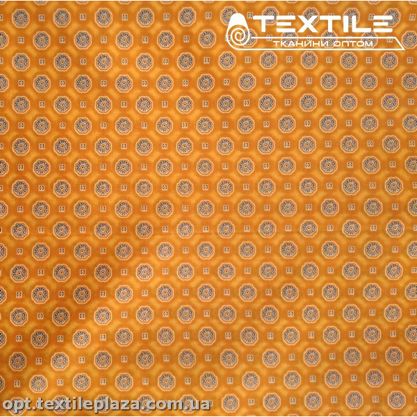 Подкладочная ткань цветная 7031D123C1 узор, медовый