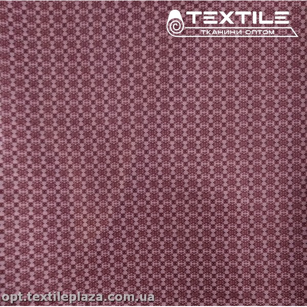 Подкладочная ткань цветная 7031D103C1 узор, коричнево-розовый