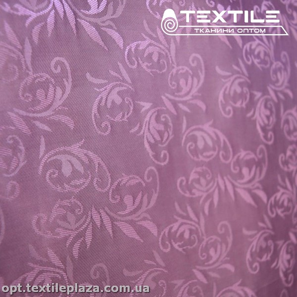 Подкладочная ткань Жаккард 16851D1C9 узор, фиолетовый