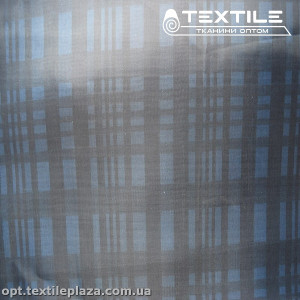 Подкладочная ткань цветная 8031D22C1 клетка, темно-синий