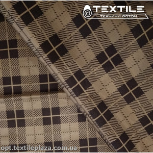 Подкладочная ткань цветная 5555D3C51 Италия клетка серый