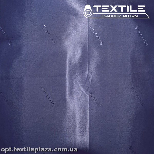 Подкладочная ткань Жаккард 1499D1C1 надписи, сине-черный