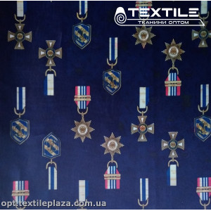 Подкладочная ткань цветная 6093D3C978 ордена, темно-синий