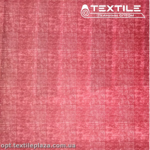 Подкладочная ткань цветная 6093D1C1000 клетка, бордовый