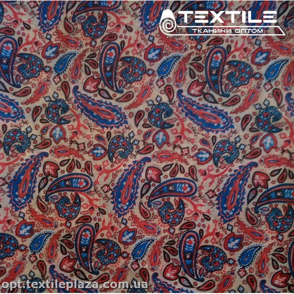 Подкладочная ткань цветная 9064D8C1 узор, пудровый