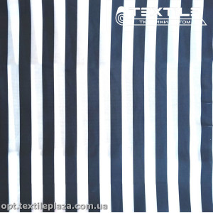 Подкладочная ткань цветная 12441D13C1 полоска, сине-белый