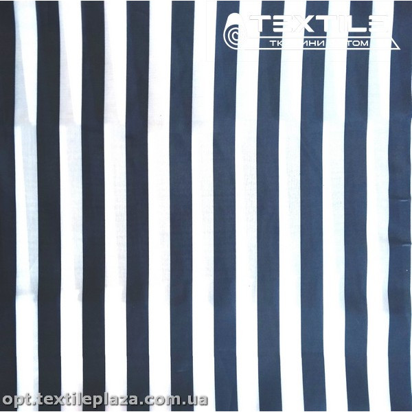 Подкладочная ткань цветная 12441D13C1 полоска, сине-белый