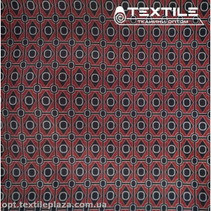 Подкладочная ткань цветная 8031D45C1 узор, сине-красный
