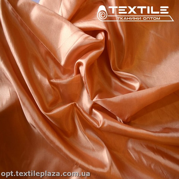 Подкладочная ткань однотонная 7224C378 персиково-бежевый