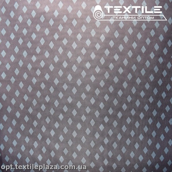 Подкладочная ткань цветная 8031D46C1 ромбы, серо-бежевый