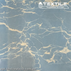 Подкладочная ткань цветная 7031D187C1 мрамор, голубой