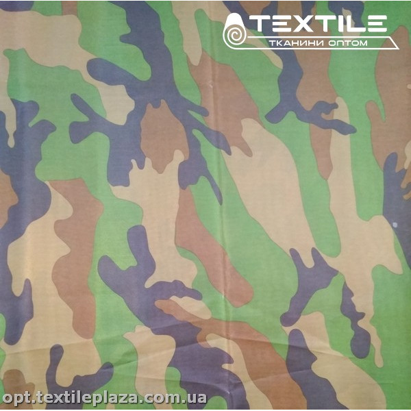Подкладочная ткань цветная 7031D12C1 камуфляж, хаки