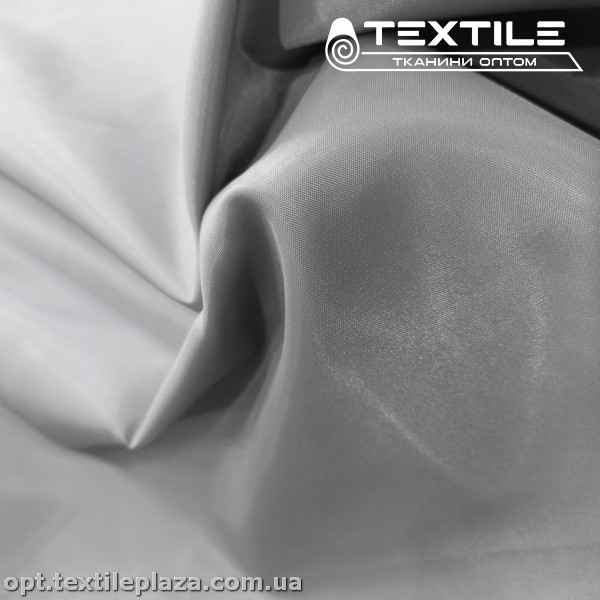 Подкладочная ткань однотонная 70210-2C27 пепельно-серый
