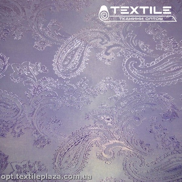 Подкладочная ткань Жаккард 1030D1C73 турецкий огурец, лавандовый