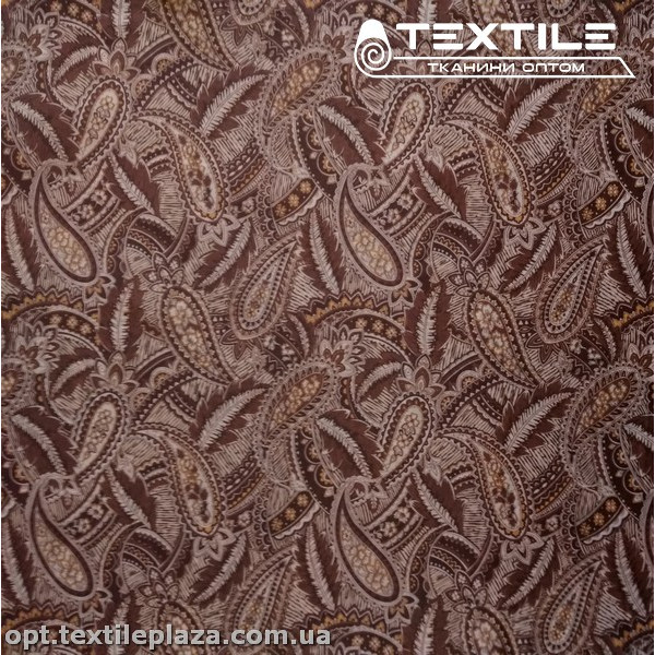 Подкладочная ткань цветная 16323D2C1 турецкий огурец, светло-коричневый