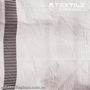 Сатин постельный цветной 14235D20C11 полоска, белый