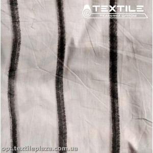 Сатин постельный цветной 14235D44C13 полоска, светло-серый